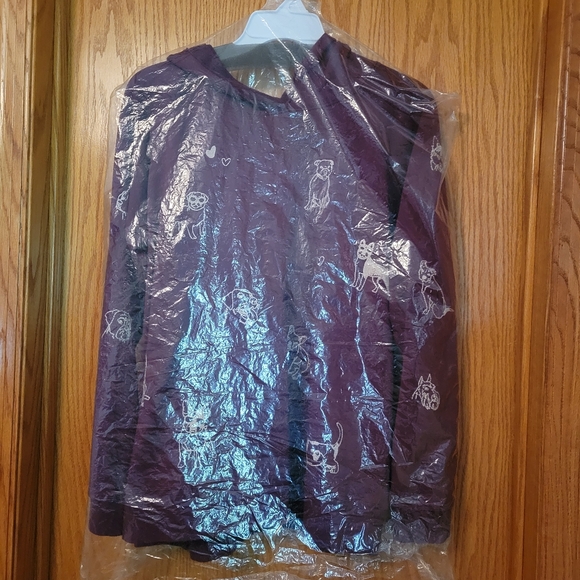 Johnny Was Tippi Embroidered Dog Hooded Sweatshirt XL - Picture 2 of 12